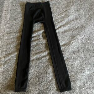 George Women’s XL Solid Blk Leggings Skicore Apres Ski Winterwear